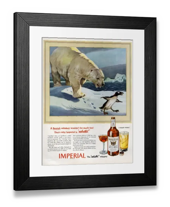 Framed Print : 1940s, USA, Imperial, Magazine Advert