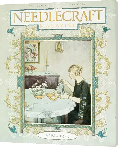 Needlecraft 1920s USA tea magazines