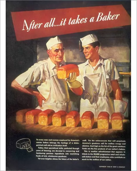 1940s USA bakers bread