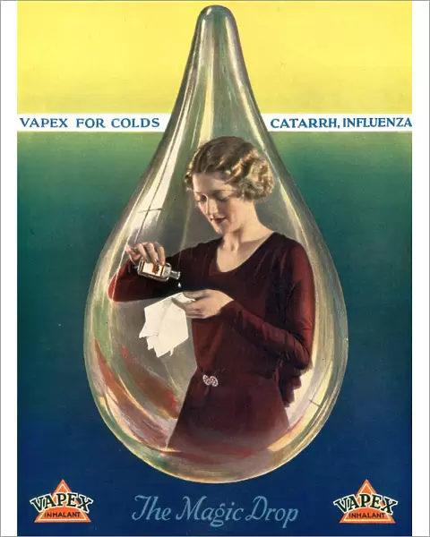 1940s UK vapex colds flu medical medicine