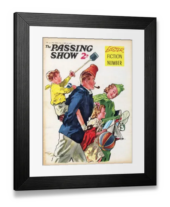 Framed Print : 1930s, UK, The Passing Show, Magazine Cover Framed Print : 1930s, UK, The Passing Show, Magazine Cover
