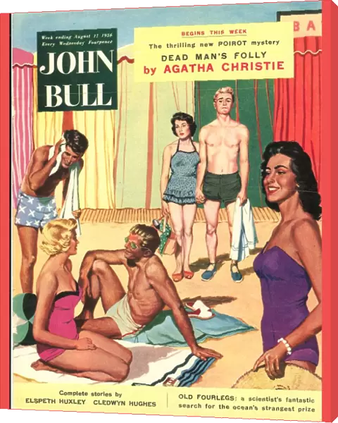John Bull 1950s UK holidays suntans sunburn tans beaches seaside seaside magazines