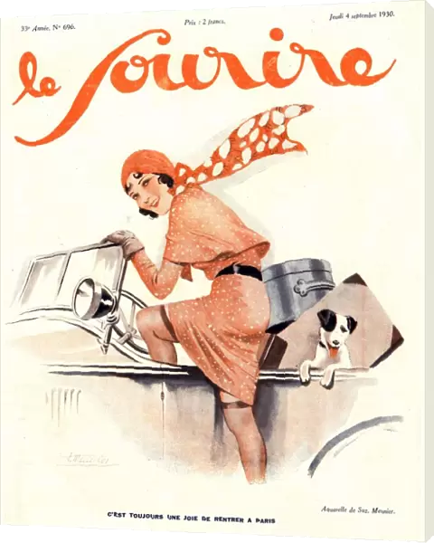 Le Sourire 1930s France cars magazines