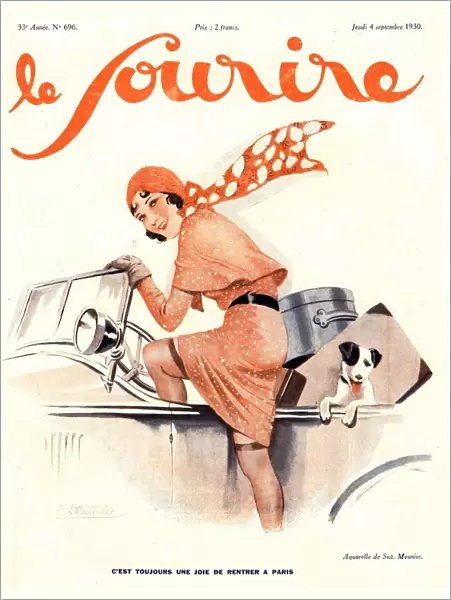 Le Sourire 1930s France cars magazines