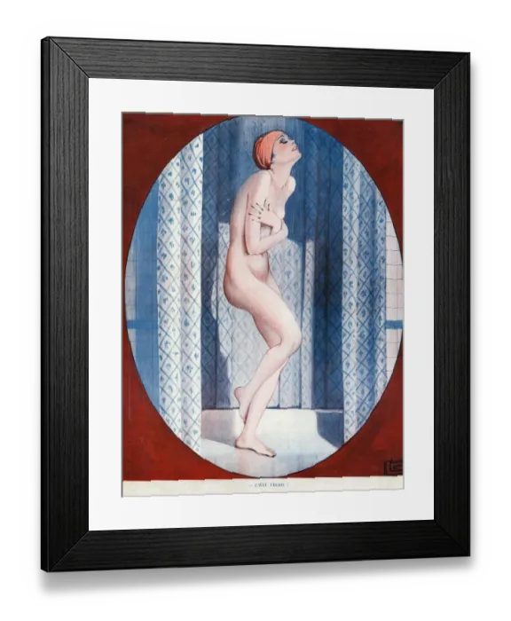 Framed Print : La Vie Parisienne 1926 1920s France Georges Leonnec erotica nudes naked nudity showers Framed Print : La Vie Parisienne 1926 1920s France Georges Leonnec erotica nudes naked nudity showers