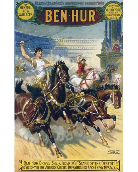 Ben-Hur 1903 1900s USA Ben Hur horses chariots