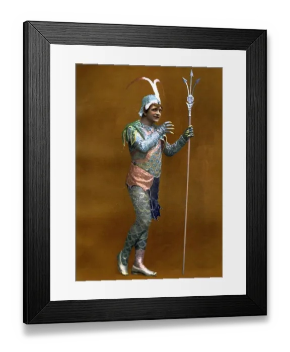 Framed Print : Le Theatre 1900s France humour fancy dress costumes reptiles Framed Print : Le Theatre 1900s France humour fancy dress costumes reptiles