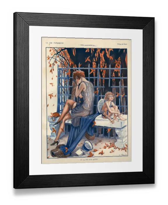 Framed Print : 1920s, France, La Vie Parisienne, Magazine Plate Framed Print : 1920s, France, La Vie Parisienne, Magazine Plate