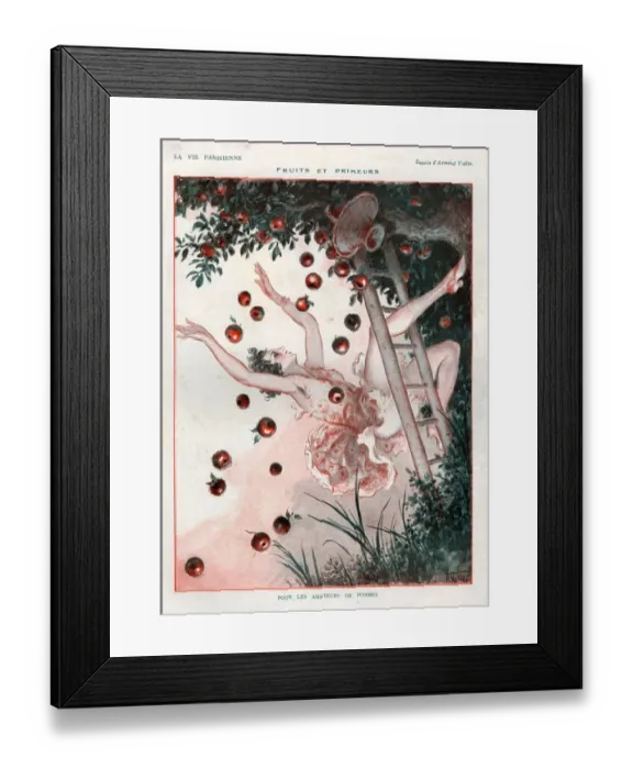 Framed Print : 1920s, France, La Vie Parisienne, Magazine Plate Framed Print : 1920s, France, La Vie Parisienne, Magazine Plate