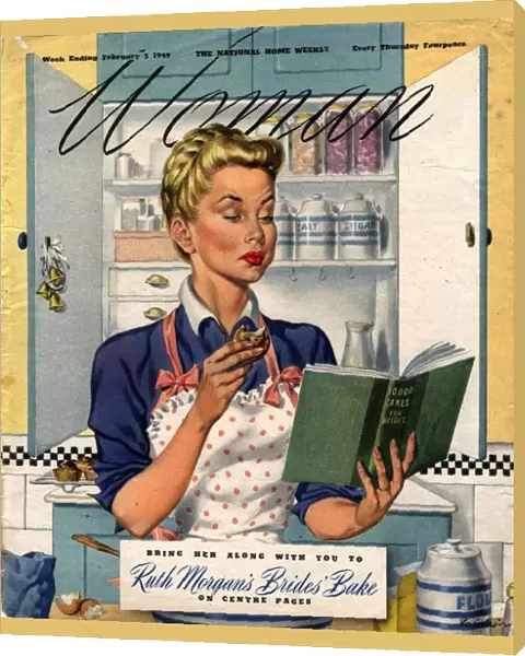 Woman 1949 1940s UK cooking recipes cookery books housewives housewife woman women