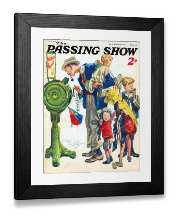 Framed Print : 1930s, UK, The Passing Show, Magazine Cover Framed Print : 1930s, UK, The Passing Show, Magazine Cover