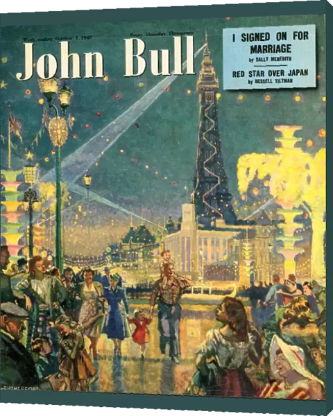 John Bull 1949 1940s UK holidays blackpool seaside magazines