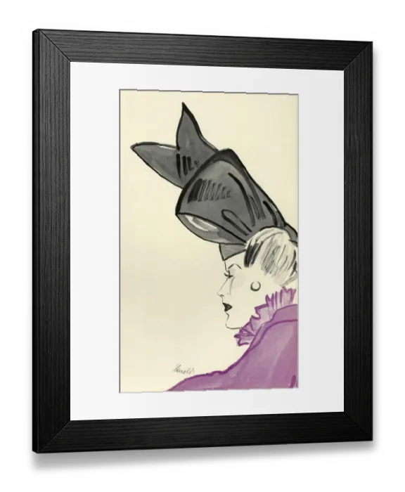 Framed Print : Womens Fashion 1930s 1939 1930s UK portraits hats womens Framed Print : Womens Fashion 1930s 1939 1930s UK portraits hats womens