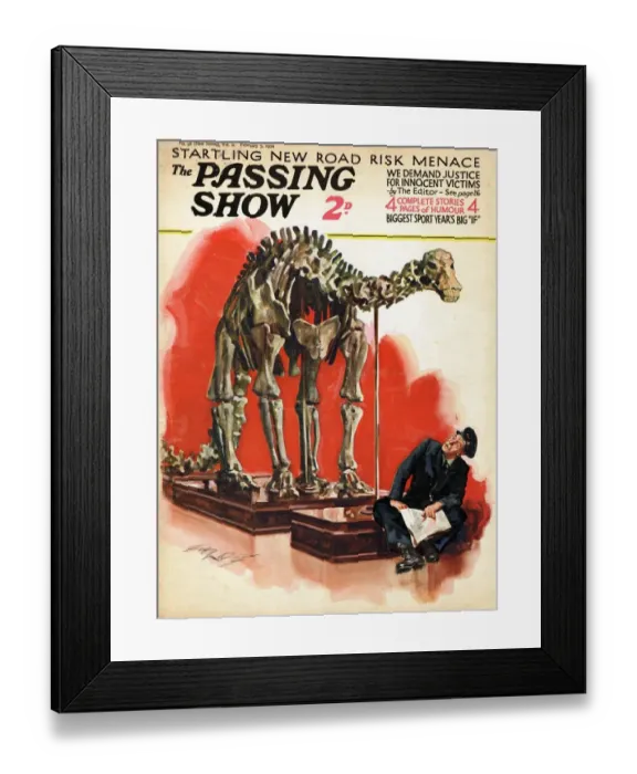 Framed Print : 1930s, UK, The Passing Show, Magazine Cover Framed Print : 1930s, UK, The Passing Show, Magazine Cover