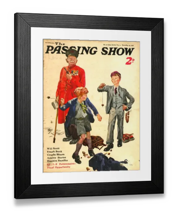 Framed Print : 1930s, UK, The Passing Show, Magazine Cover