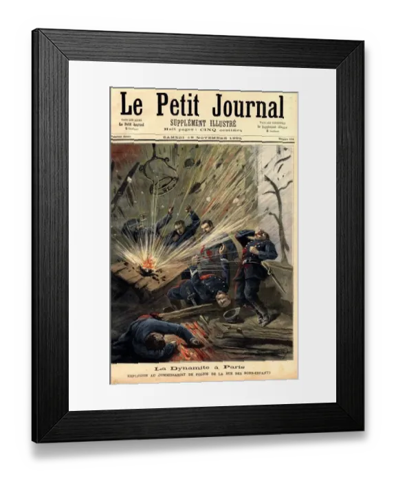 Framed Print : 1900s, France, Le Petit Journal, Magazine Cover Framed Print : 1900s, France, Le Petit Journal, Magazine Cover