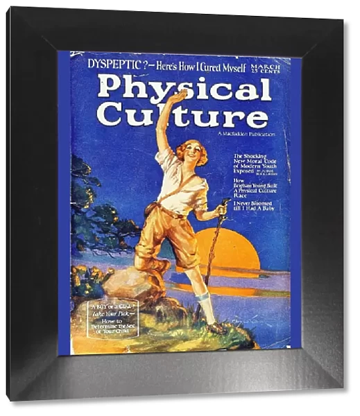 Physical Culture 1930s USA hiking hikers walking iws magazines