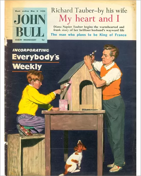 John Bull 1959 1950s UK dogs kennels fathers and sons diy magazines pets do it yourself