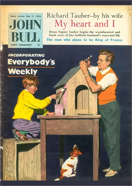 John Bull 1959 1950s UK dogs kennels fathers and sons diy magazines pets do it yourself