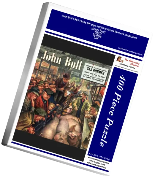 John Bull 1949 1940s UK pigs auctions farms farmers magazines