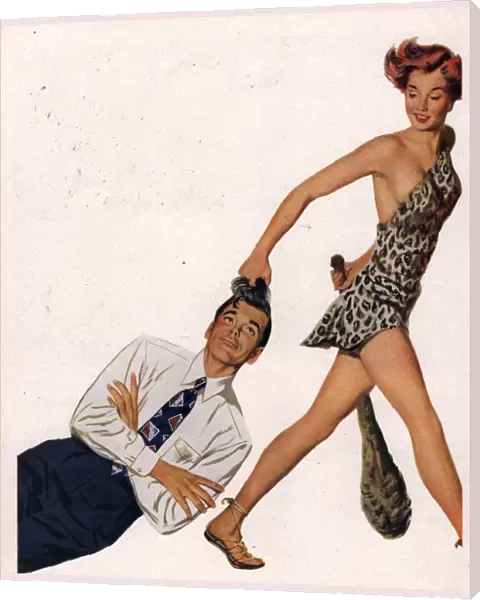 Arrow 1940s USA amazons caveman cavewoman arrow shirts dominant women clothing clothes