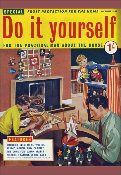 Do It Yourself 1957 1950s UK DIY do it yourself home improvement magazines improvements