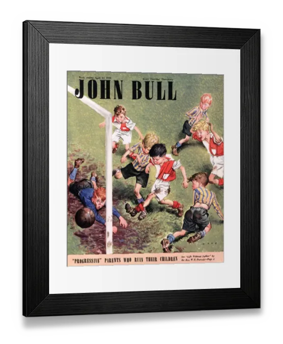 Framed Print : John Bull 1948 1940s UK football magazines Framed Print : John Bull 1948 1940s UK football magazines
