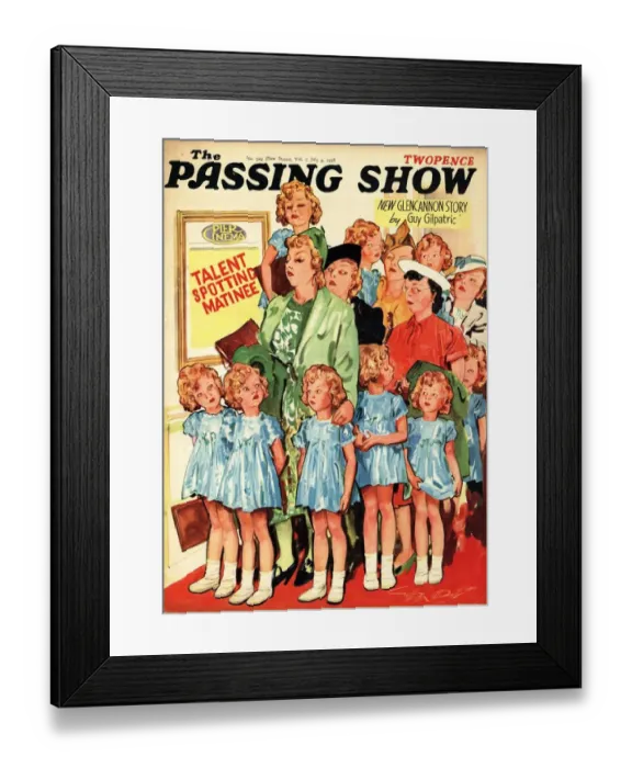 Framed Print : 1930s, UK, The Passing Show, Magazine Cover Framed Print : 1930s, UK, The Passing Show, Magazine Cover