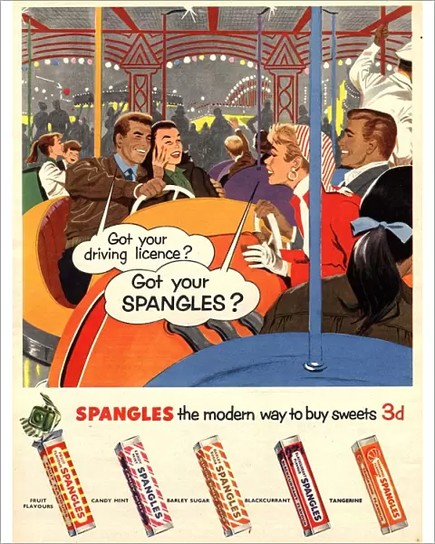 Spangles 1950s UK sweets