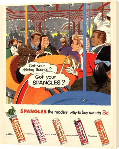 Spangles 1950s UK sweets