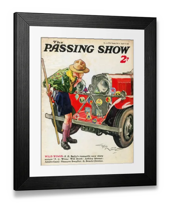Framed Print : 1930s, UK, The Passing Show, Magazine Cover Framed Print : 1930s, UK, The Passing Show, Magazine Cover