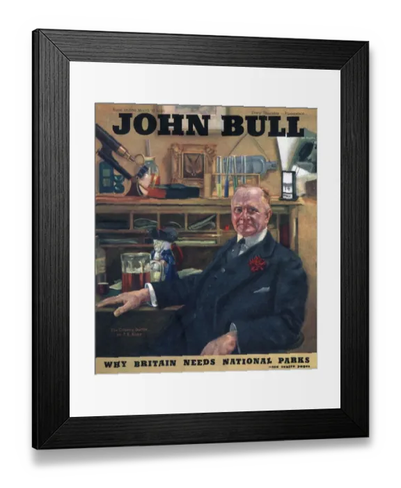 Framed Print : John Bull 1946 1940s UK the country doctor magazines medical Framed Print : John Bull 1946 1940s UK the country doctor magazines medical