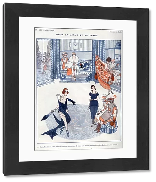 La Vie Parisienne 19119 1910s France A Vallee illustrations Tango