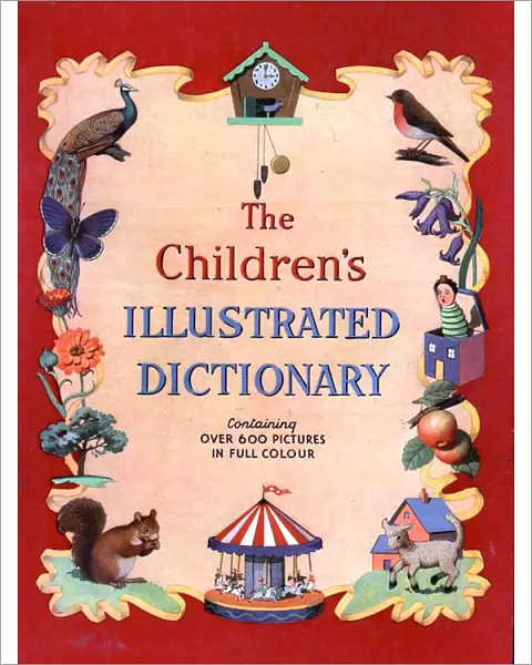 The Childrens Illustrated Dictionary 1940s UK mcitnt dictionaries childrens