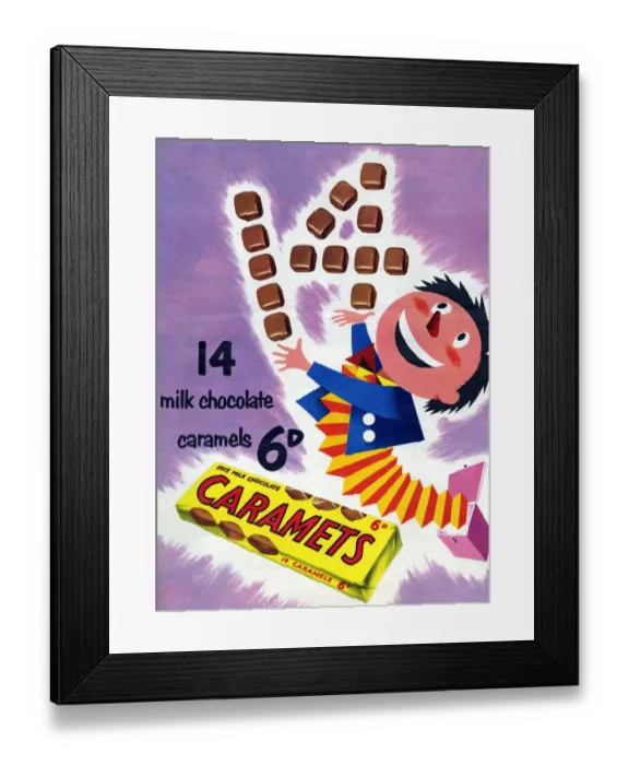 Framed Print : Frys, 1950s, UK Framed Print : Frys, 1950s, UK