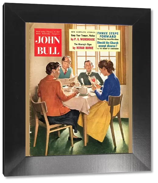 John Bull 1950s UK love valentines day cards magazines valentines