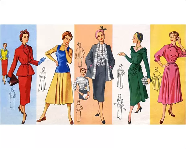 Womens Fashion, 1950s, UK