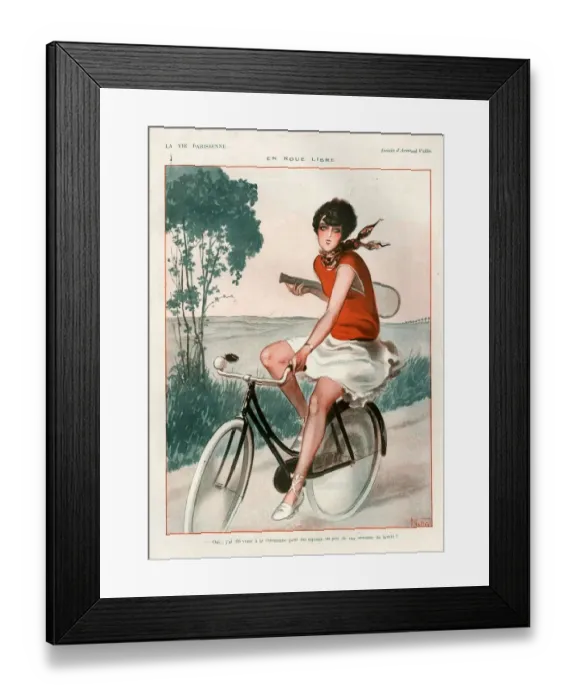 Framed Print : 1920s, France, La Vie Parisienne, Magazine Plate Framed Print : 1920s, France, La Vie Parisienne, Magazine Plate