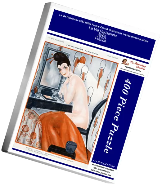 La Vie Parisienne 1922 1920s France Zaliouk illustrations erotica dressing tables