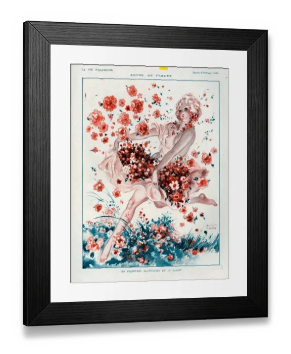 Framed Print : 1920s, France, La Vie Parisienne, Magazine Plate Framed Print : 1920s, France, La Vie Parisienne, Magazine Plate