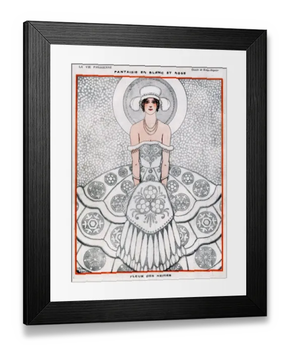 Framed Print : La Vie Parisienne 1922 1920s France Kuhn-Regnier illustrations womens dresses Framed Print : La Vie Parisienne 1922 1920s France Kuhn-Regnier illustrations womens dresses