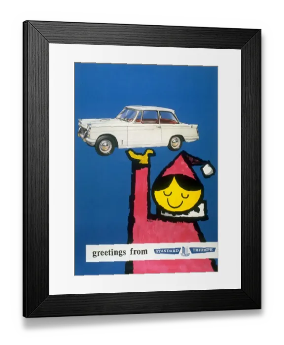 Framed Print : 1950s UK triumph herald cars Framed Print : 1950s UK triumph herald cars