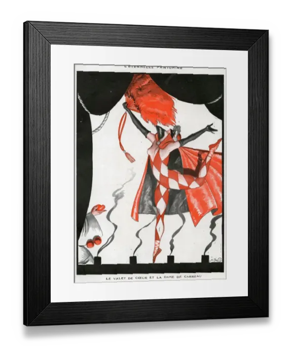 Framed Print : La Vie Parisienne 1923 1920s France Georges Pavis illustrations erotica fans masquerade Framed Print : La Vie Parisienne 1923 1920s France Georges Pavis illustrations erotica fans masquerade