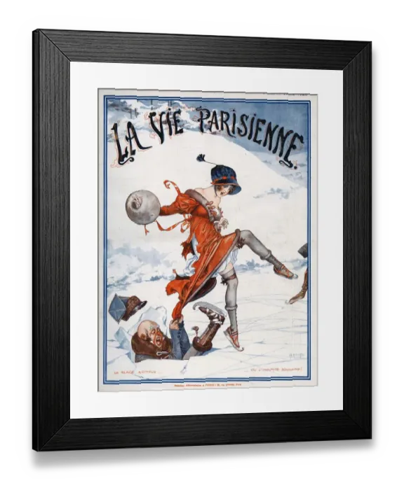 Framed Print : La Vie Parisienne 1920 1920s France Cheri Herouard magazines illustrations accidents Framed Print : La Vie Parisienne 1920 1920s France Cheri Herouard magazines illustrations accidents
