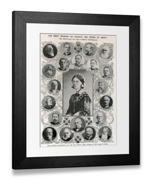 Framed Print : Orders of Merit, 1900s, UK Framed Print : Orders of Merit, 1900s, UK