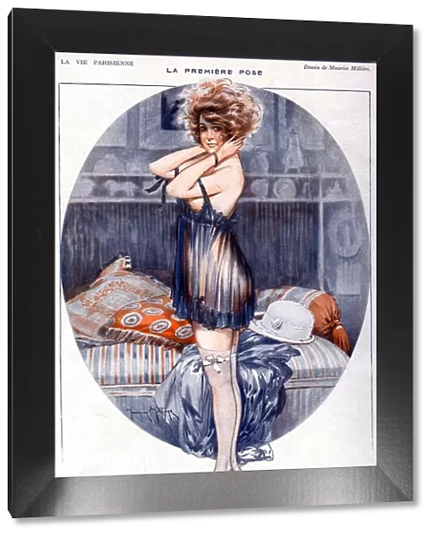 La Vie Parisienne 1919 1900s France Maurice Milliere illustrations erotica womens