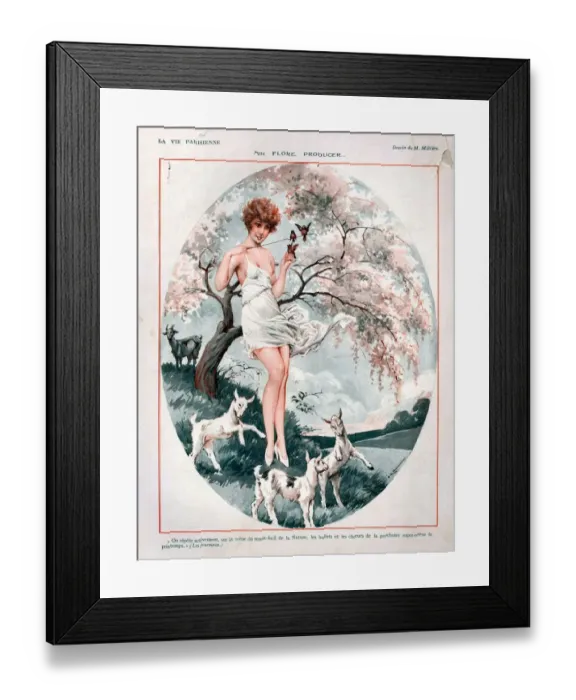 Framed Print : 1920s, France, La Vie Parisienne, Magazine Plate Framed Print : 1920s, France, La Vie Parisienne, Magazine Plate