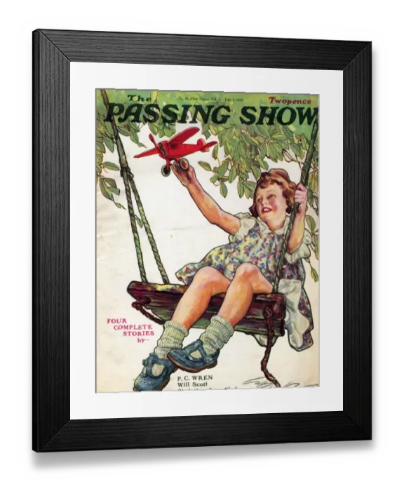 Framed Print : 1930s, UK, The Passing Show, Magazine Cover Framed Print : 1930s, UK, The Passing Show, Magazine Cover