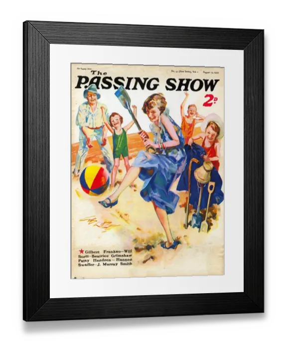 Framed Print : 1930s, UK, The Passing Show, Magazine Cover Framed Print : 1930s, UK, The Passing Show, Magazine Cover