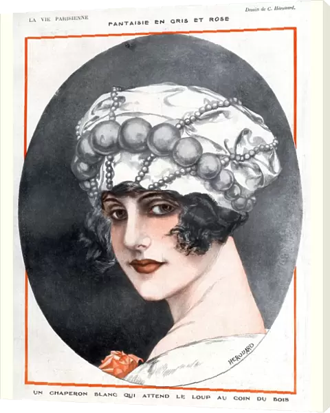 La Vie Parisienne 1920 1920s France C Herouard illustrations womens portraits hats